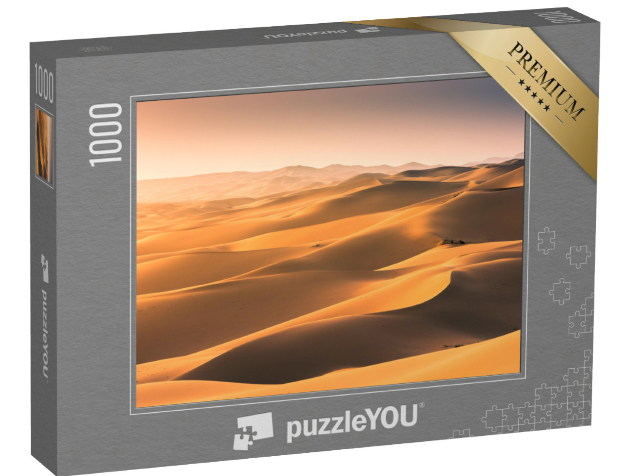 puzzle 1000 dílků „Mongolsko: Písečné duny v poušti Gobi“