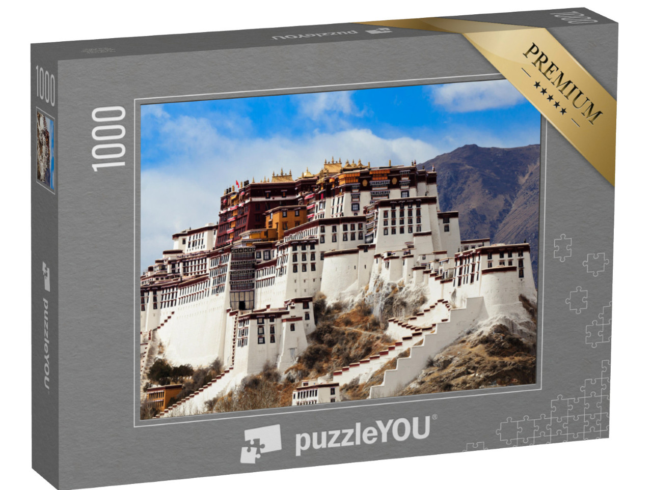 puzzle 1000 dílků „Působivý palác Potala v Tibetu“