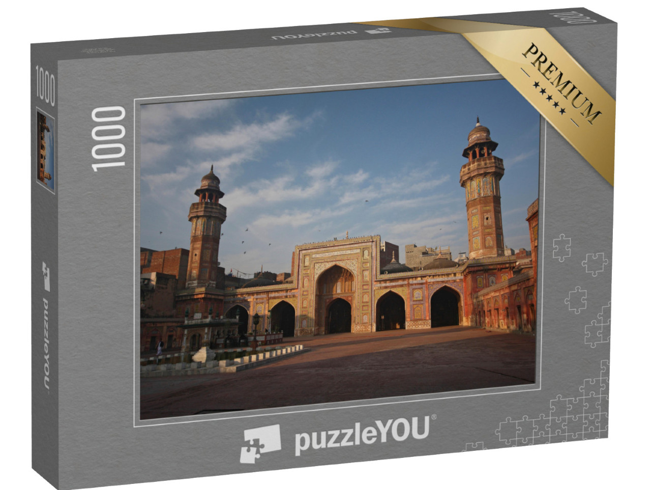 puzzle 1000 dílků „Architektura masdžidy Wazir Khan, Láhaur“