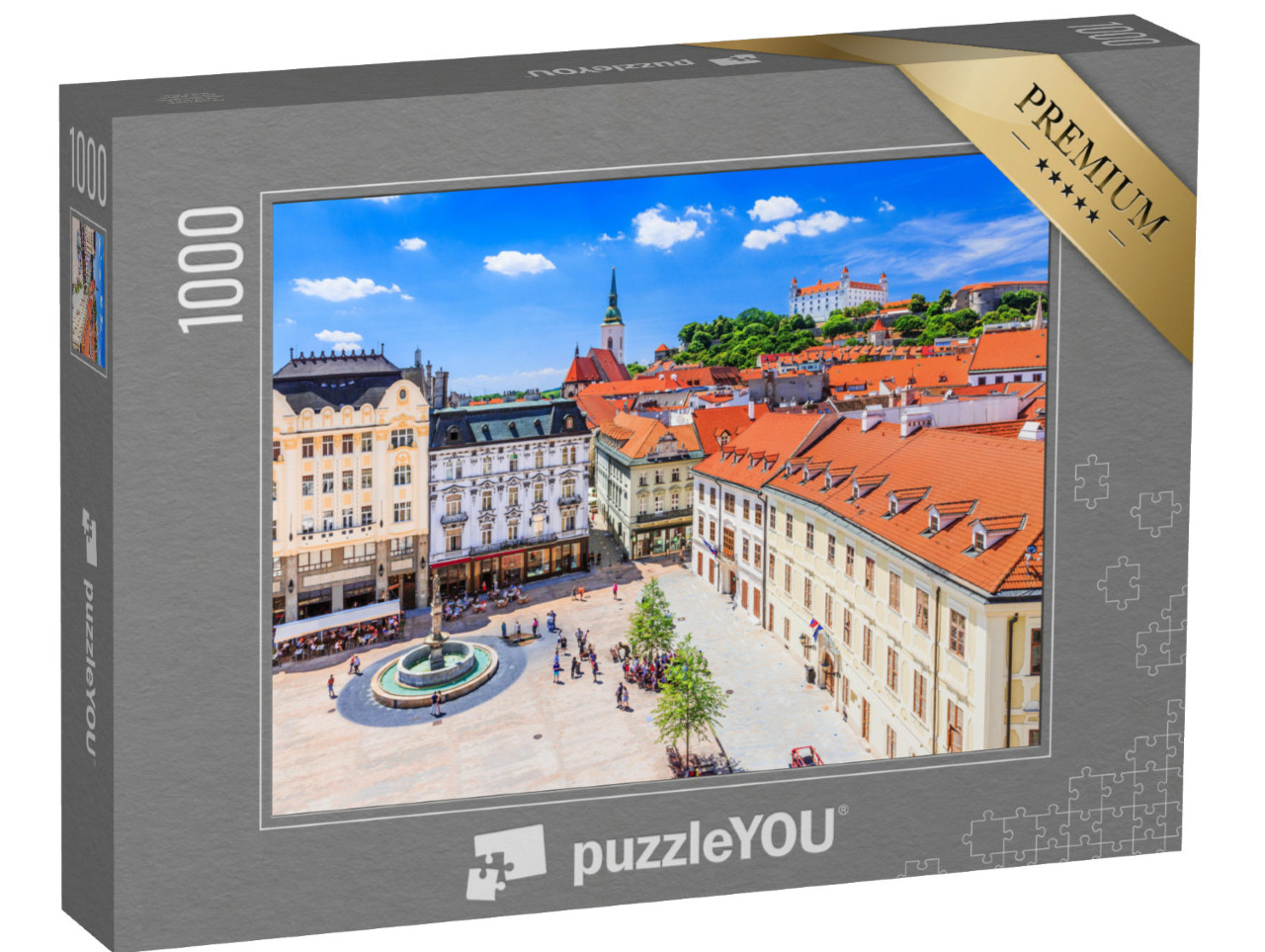 puzzle 1000 dílků „Dojmy z Bratislavy, hlavního města Slovenska“