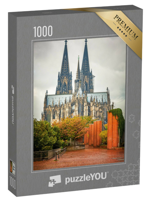 puzzle 1000 dílků „Pohled na kolínskou katedrálu“