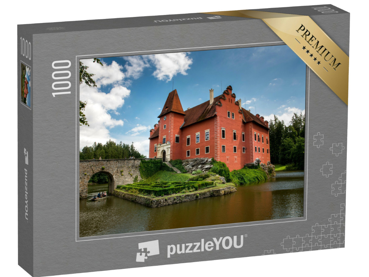 puzzle 1000 dílků „Zámek Červená Lhota, Česká republika“