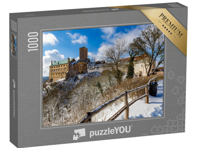 puzzle 1000 dílků „Hrad Wartburg u Eisenachu v Durynském lese“