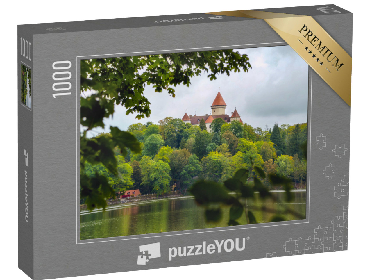 puzzle 1000 dílků „Zámek Konopiště, Česká republika“