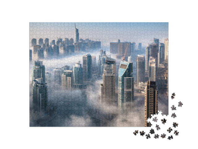 puzzle 1000 dílků „Panorama Dubaje“