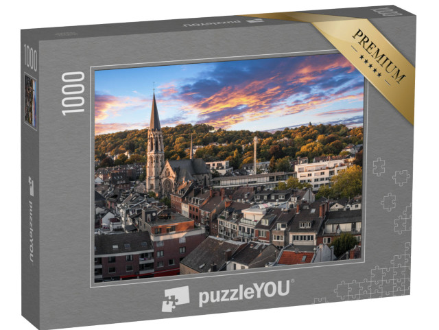 puzzle 1000 dílků „Panoramatický pohled na Lousberg v Cáchách, Německo“