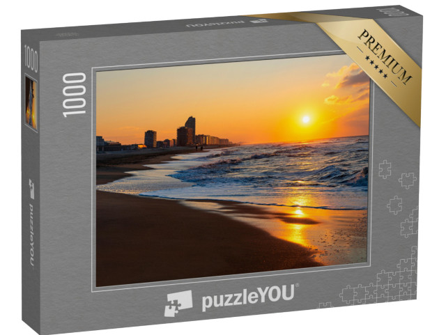 puzzle 1000 dílků „Ostende při západu slunce, Belgie“