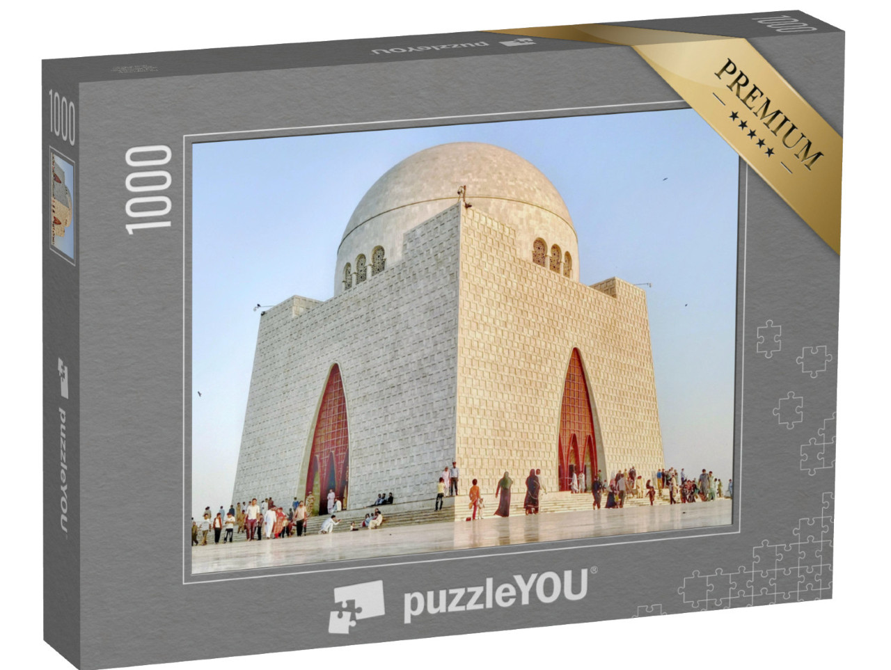 puzzle 1000 dílků „Qaid e Azam Muhammad Ali Jinah, Mazar e Qaid“