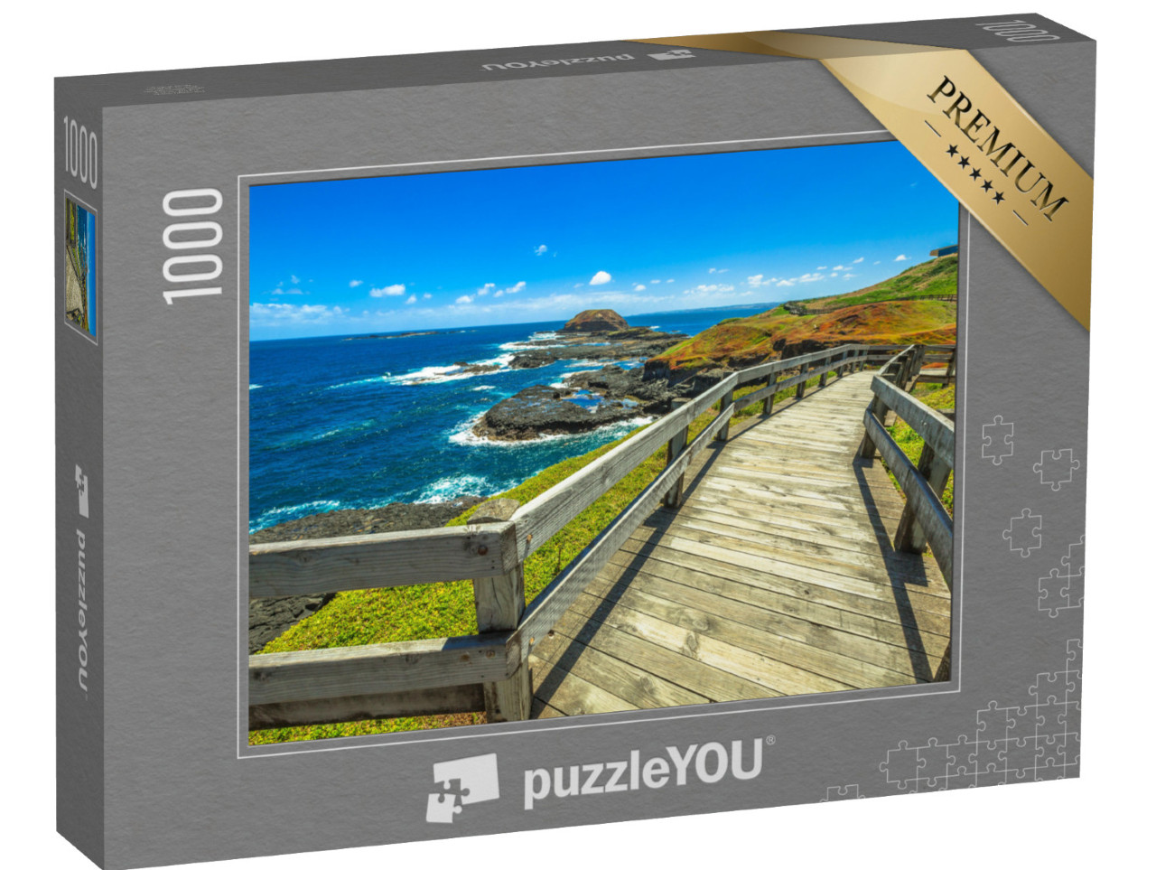 puzzle 1000 dílků „Grant Point, západní cíp ostrova Phillip Island, Viktorie, Austrálie“