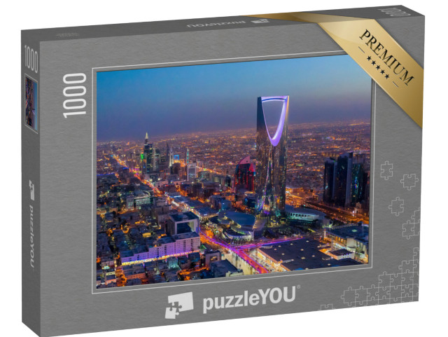 puzzle 1000 dílků „Rijád: Pohled na hlavní město Saúdské Arábie“