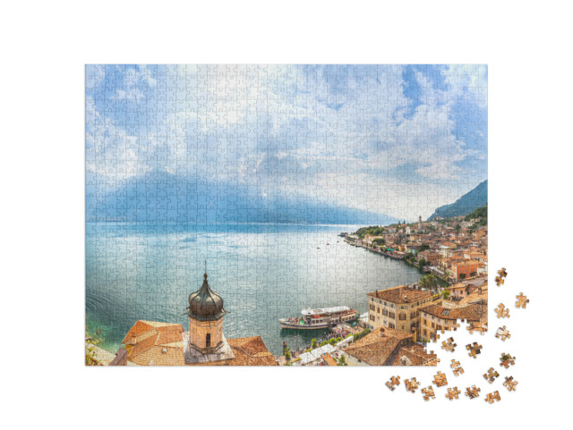 puzzle 1000 dílků „Limone sul Garda u jezera Garda“