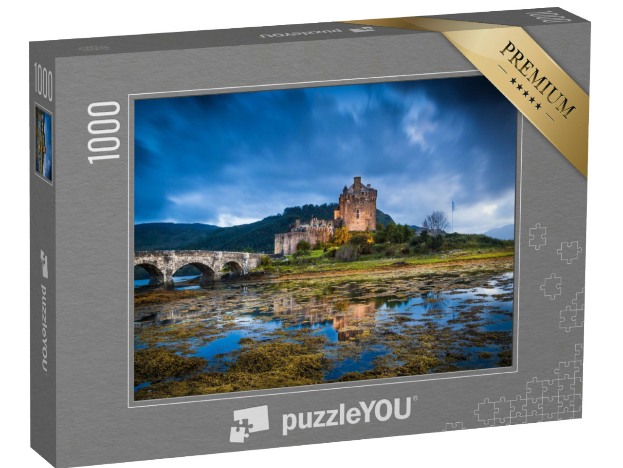 puzzle 1000 dílků „Mystický hrad Eilean Donan, Skotsko“