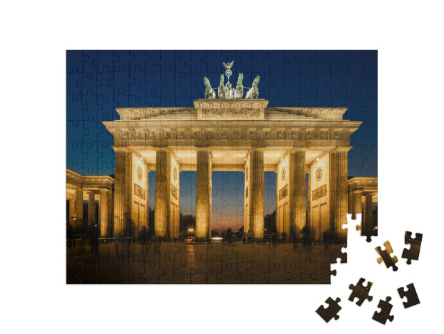 puzzle 200 dílků „Osvětlená Braniborská brána v Berlíně“