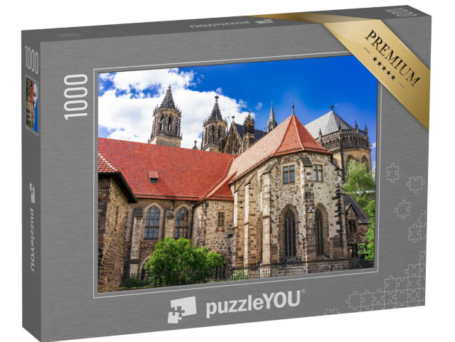 puzzle 1000 dílků „Magdeburská katedrála, Německo“