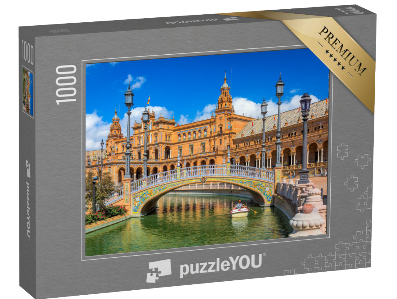 puzzle 1000 dílků „Sevilla na Španělském náměstí“