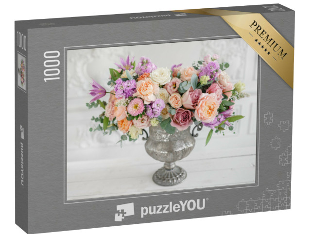 puzzle 1000 dílků „Kytice různých květin“