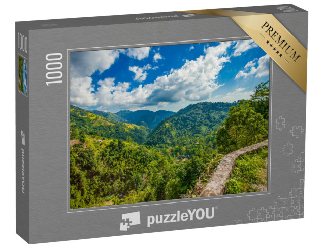 puzzle 1000 dílků „Kávové plantáže a Modré hory, Jamajka“