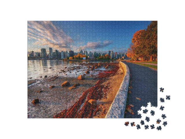 puzzle 1000 dílků „Vancouver, Kanada“