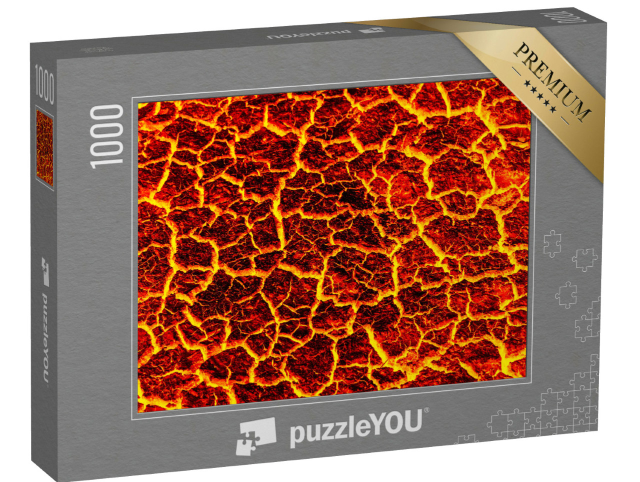 puzzle 1000 dílků „Červená láva“