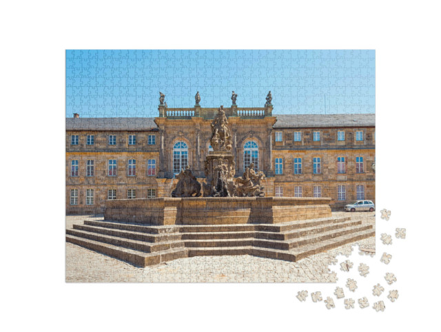 puzzle 1000 dílků „Historická markraběcí kašna v Bayreuthu, Německo“