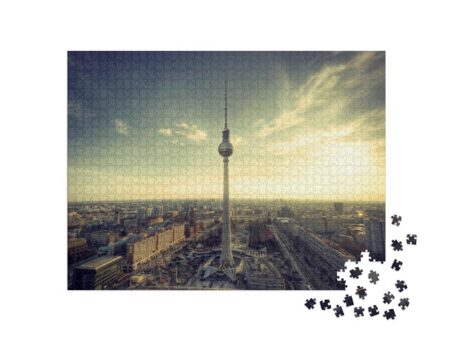 puzzle 1000 dílků „Večer v Berlíně, Německo“