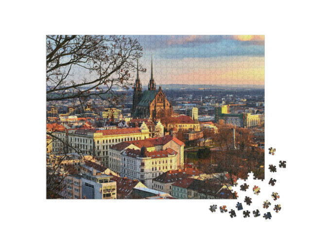 puzzle 1000 dílků „Brno, Česká republika“