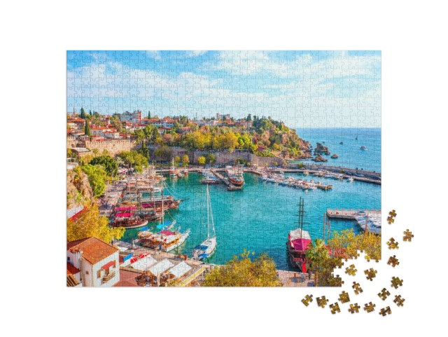 puzzle 1000 dílků „Staré město Kaleici v Antalyi, Turecko“