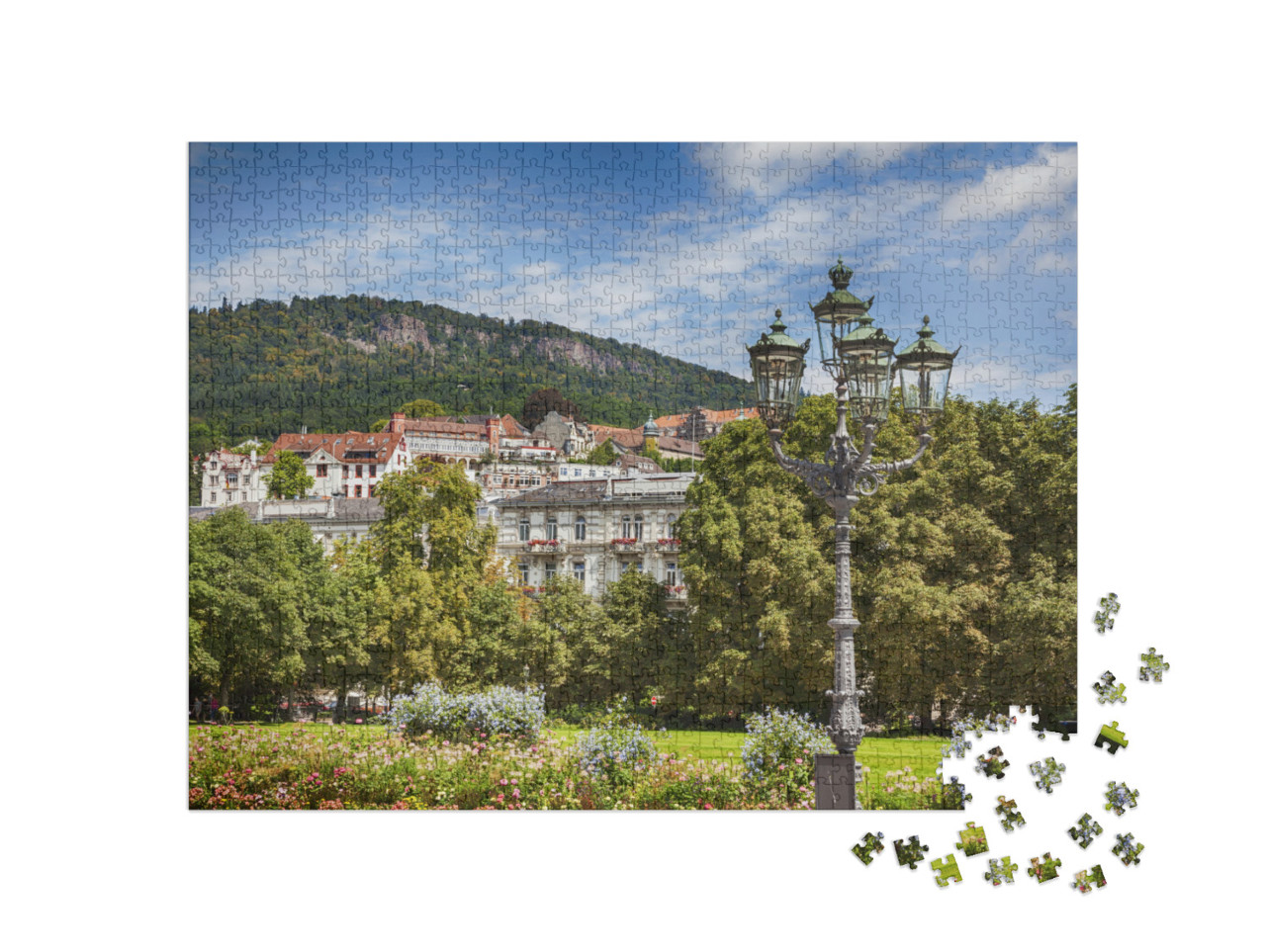puzzle 1000 dílků „Letní krajina v Bádensku, Německo“