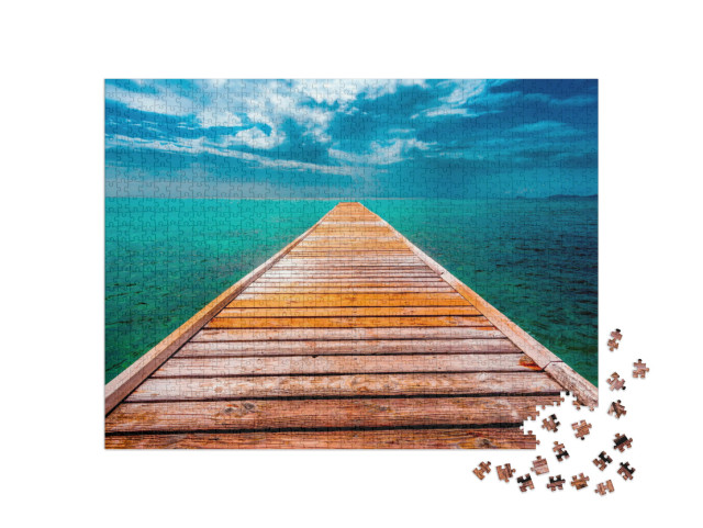 puzzle 1000 dílků „Tropický ráj“