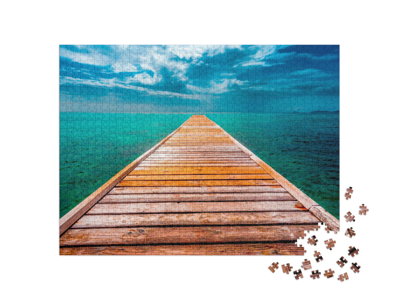puzzle 1000 dílků „Tropický ráj“