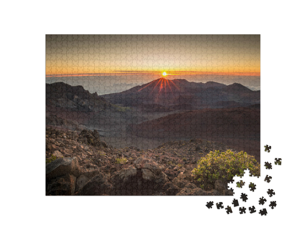 puzzle 1000 dílků „Národní park Haleakala na ostrově Maui na Havaji“