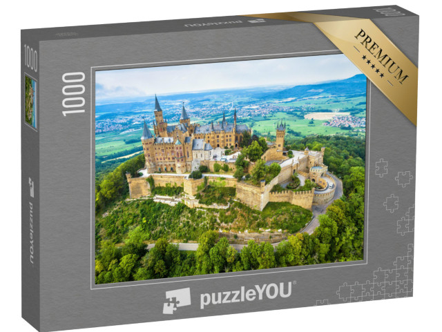 puzzle 1000 dílků „Zámek Hohenzollern na hoře, Německo“