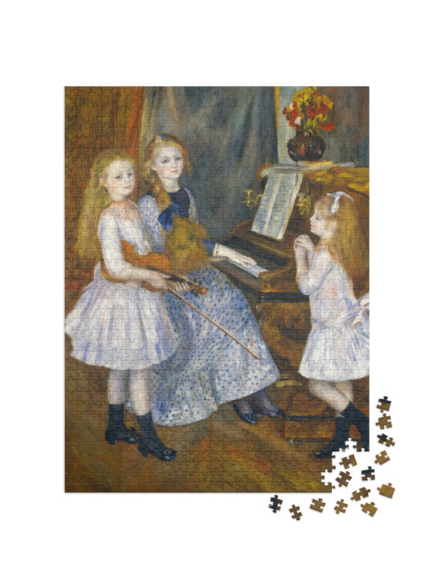 puzzle 1000 dílků „Auguste Renoir - Dcery Catulle Mendesové“