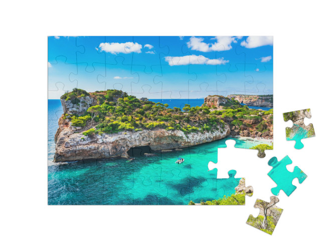 puzzle 48 dílků „Pláž Mallorca, Španělsko“