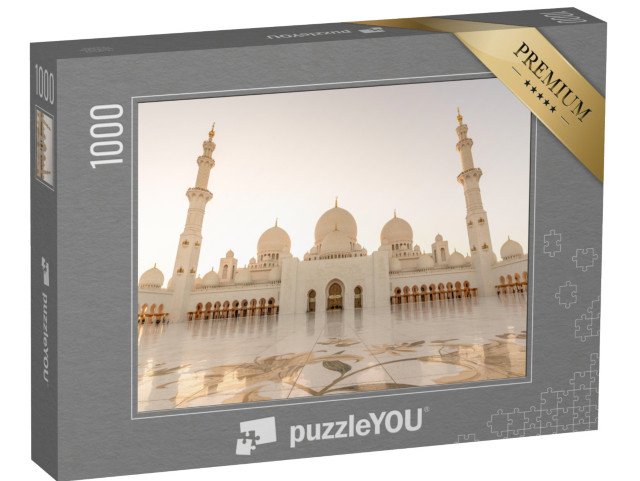 puzzle 1000 dílků „Velká mešita šejka Zayeda v Abú Dhabí, Spojené arabské emiráty“