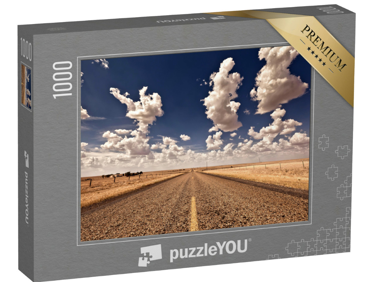 puzzle 1000 dílků „Nekonečná americká dálnice v létě“