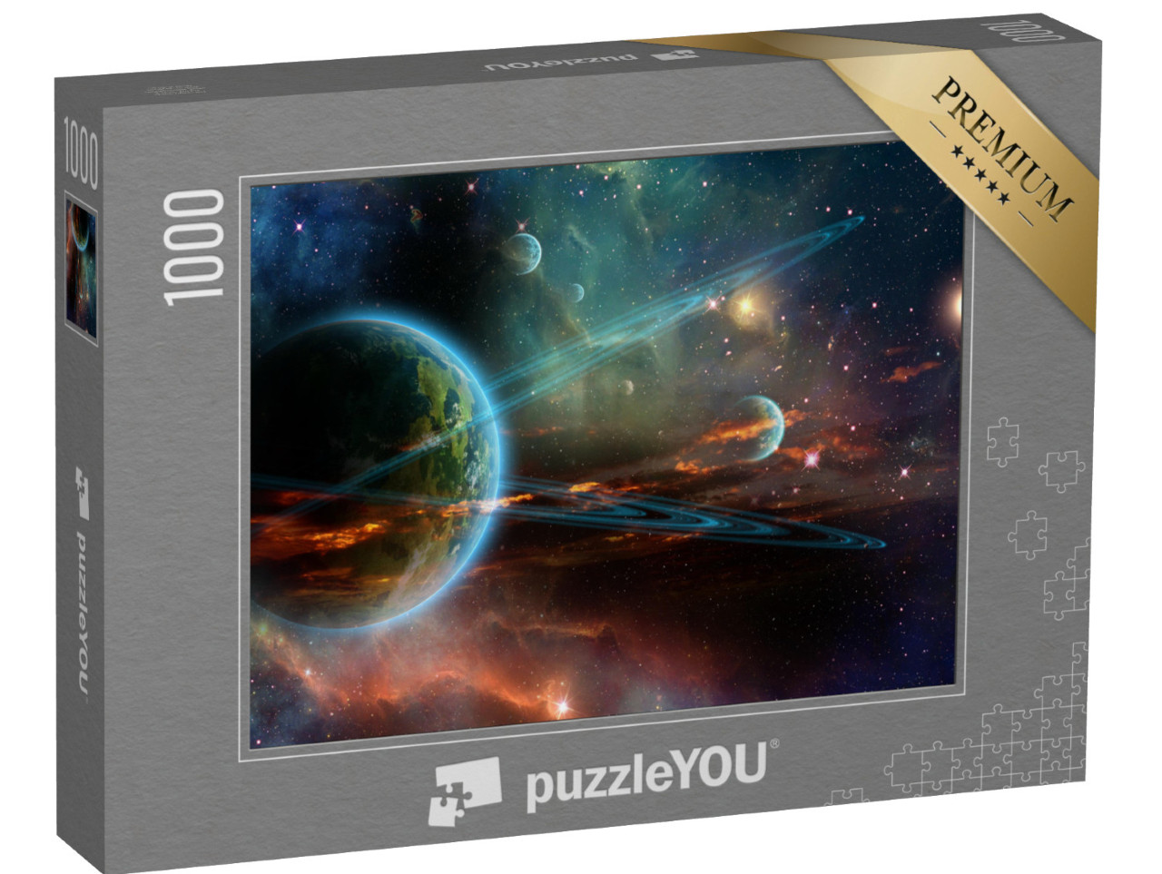 puzzle 1000 dílků „Obr s dvojitým kroužkem“