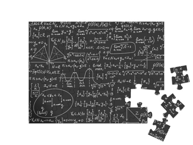 puzzle 48 dílků „Matematika“