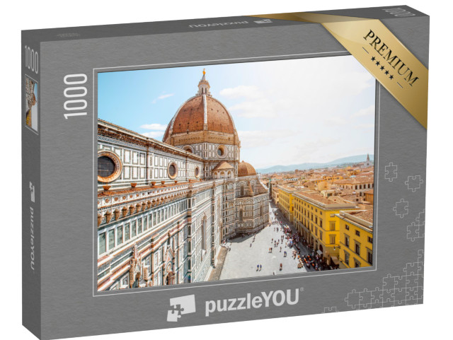 puzzle 1000 dílků „Kostel Santa Maria del Fiore a historické centrum Florencie“