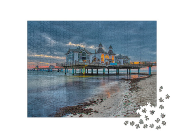 puzzle 1000 dílků „Molo v Sellinu na ostrově Rujána“