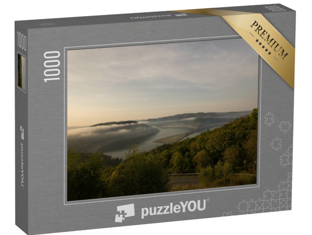 puzzle 1000 dílků „Pohled na Edersee v létě“