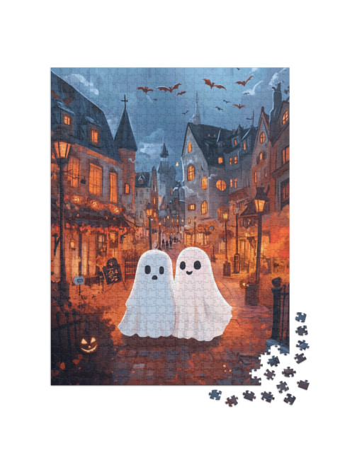 puzzle 1000 dílků „Dva duchové, přátelé“