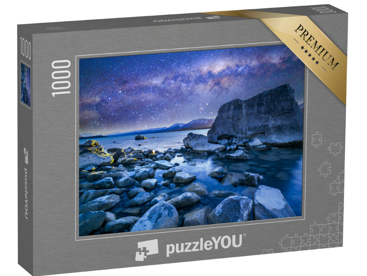 puzzle 1000 dílků „Úchvatný snímek jezera Tekapo s Mléčnou dráhou, Nový Zéland“