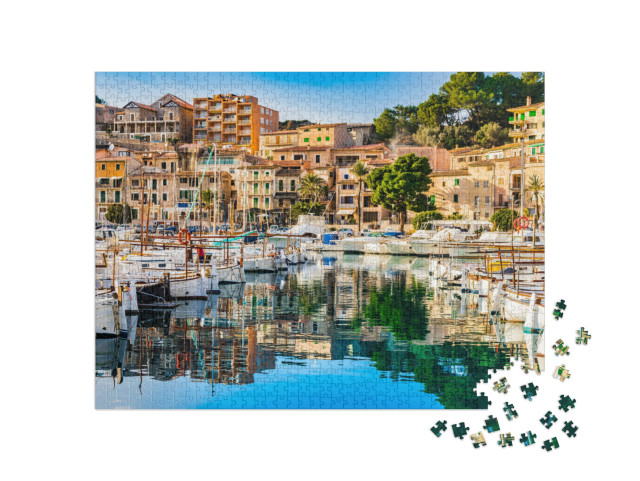 puzzle 1000 dílků „Port de Soller, ostrov Mallorca“