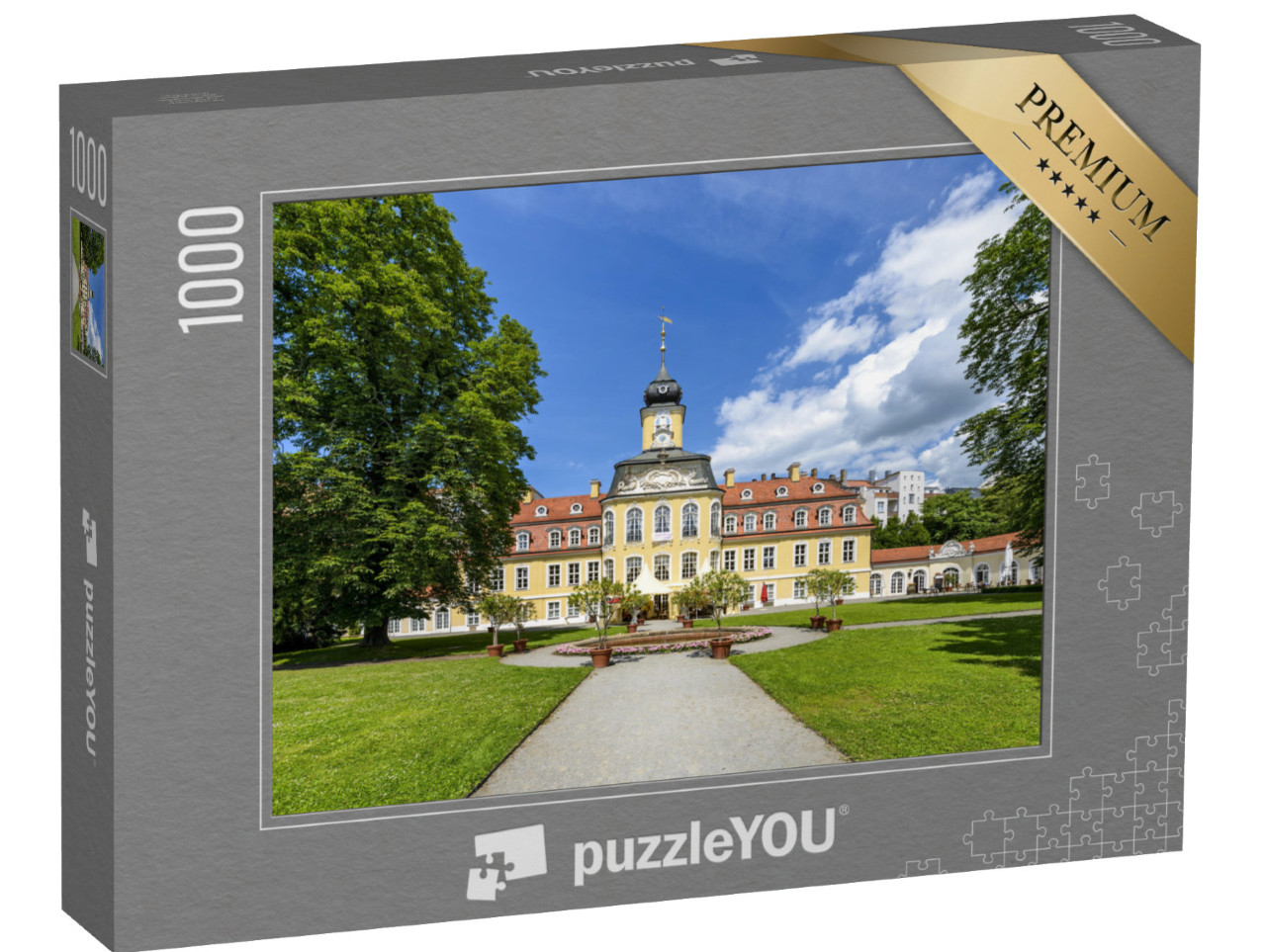 puzzle 1000 dílků „Zámek Gohlis, Lipsko“