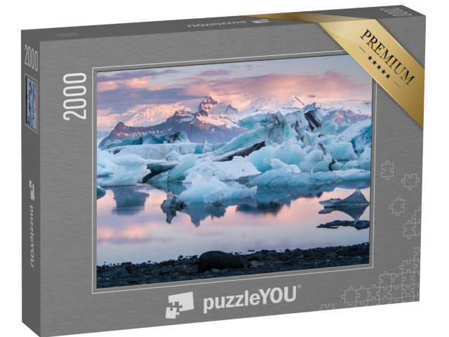 puzzle 2000 dílků „Ledovcová laguna Jokulsarlon, Island“