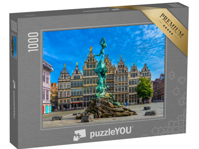 puzzle 1000 dílků „Náměstí Grote Markt v Antverpách , Belgie“