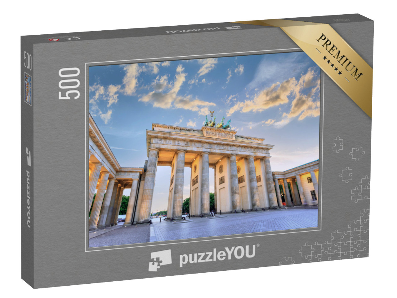 puzzle 500 dílků „Braniborská brána při západu slunce“