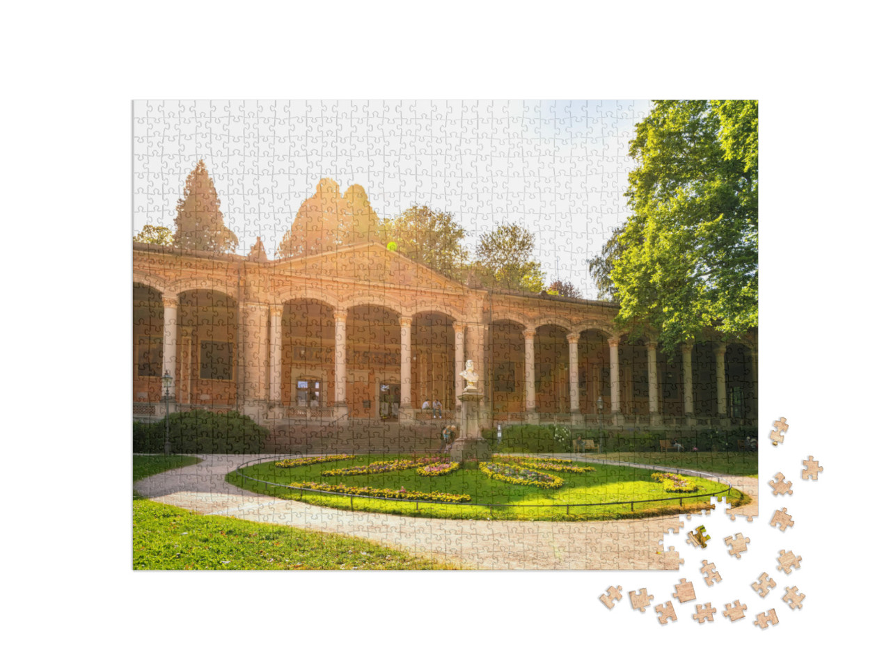 puzzle 1000 dílků „Historický výčep v Baden-Badenu, Německo“