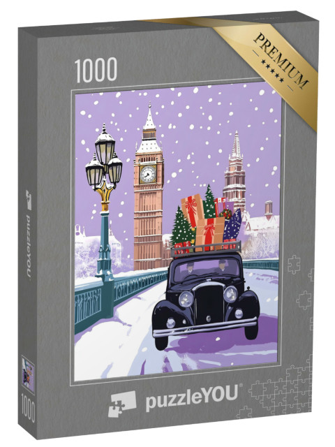 puzzle 1000 dílků „Vánoční výlet do Londýna“